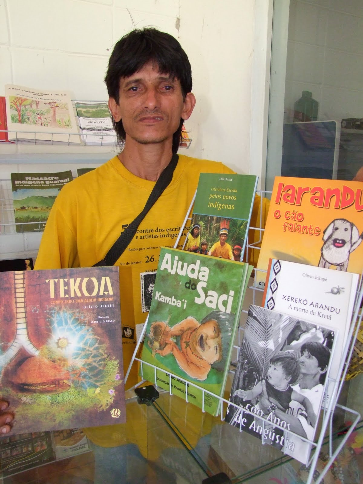 Ativista indígena Olívio Jekupé é atração nesta sexta no Festival Literário