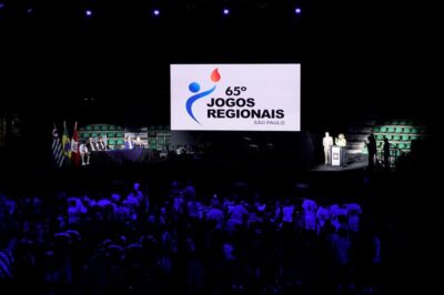 Desfile com 40 delegações abre os Jogos Regionais de Rio Preto