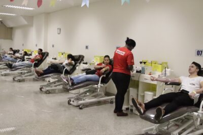 Ação especial celebra o Dia Nacional do Doador de Sangue no Hemocentro de Rio Preto