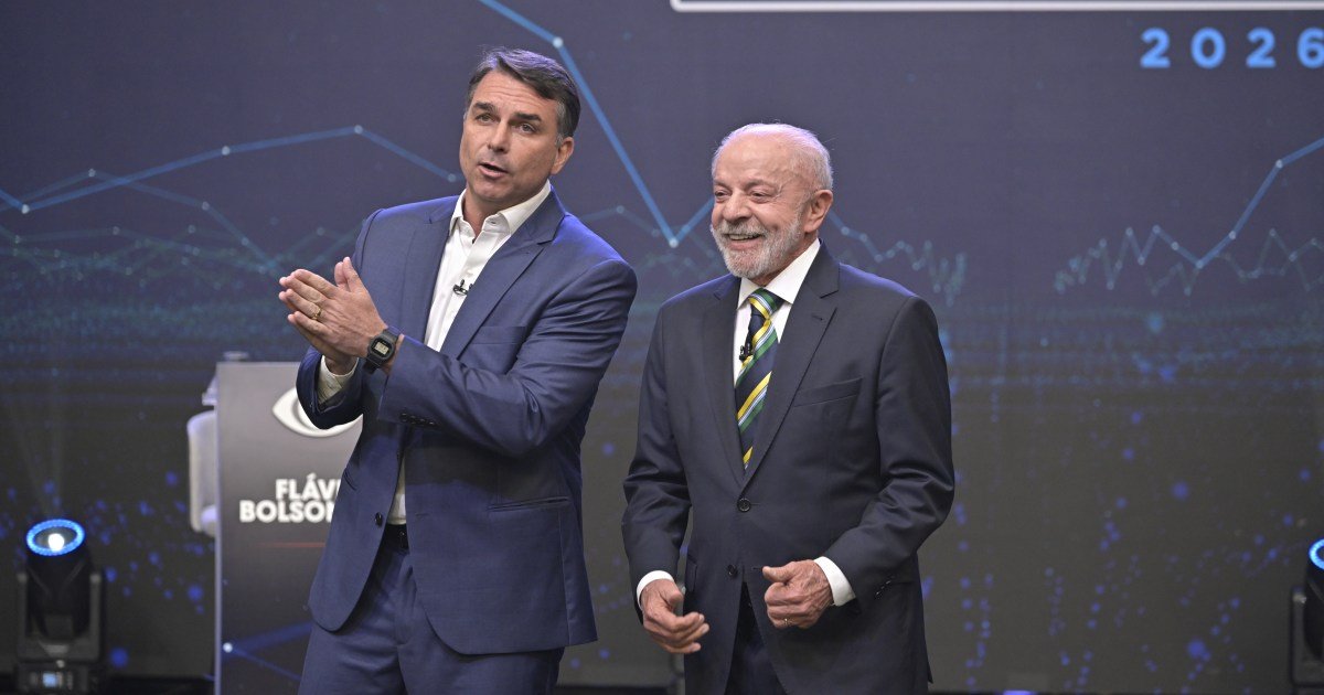 Gerp: Flávio Bolsonaro tem 52% dos votos válidos, e Lula, 48%, em empate técnico