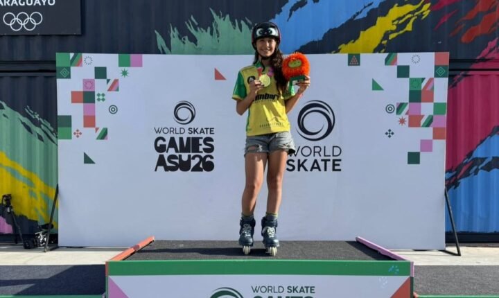 Rio-pretense é campeã do mundial de patins park
