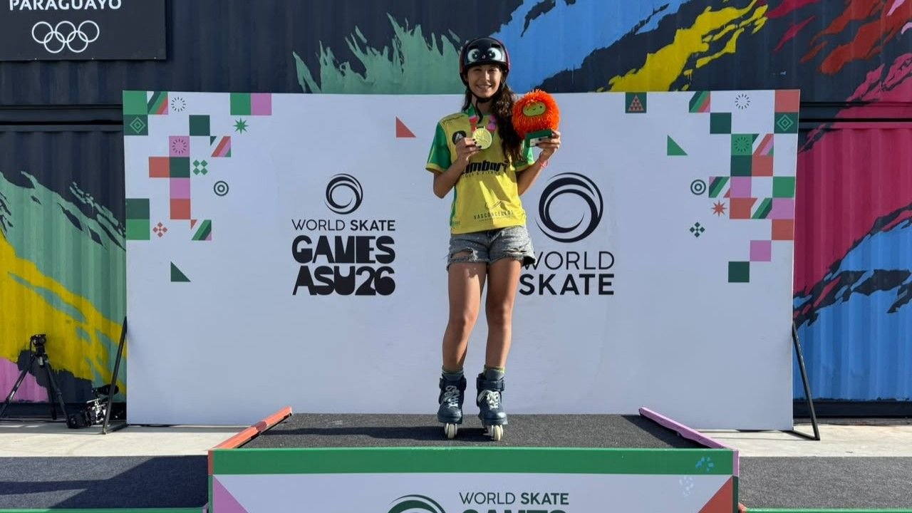 Rio-pretense é campeã do mundial de patins park