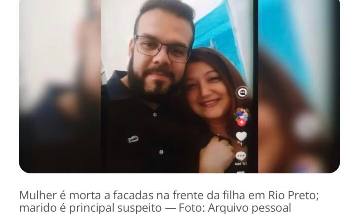 Suspeito de matar mulher a facadas em Rio Preto se entrega à polícia