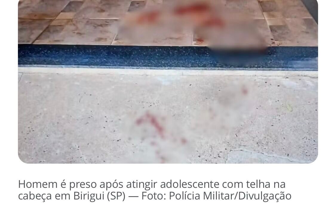 Homem é preso após arremessar telha na cabeça de adolescente durante briga de vizinhos