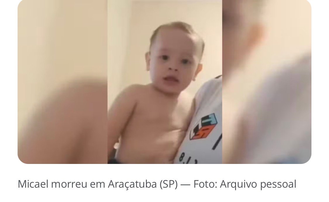 Mãe e padrasto são indiciados por causar morte cerebral de bebê com lesões, fraturas e hematomas