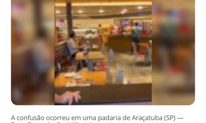Briga por divergência política termina com funcionário esfaqueado em padaria de Araçatuba