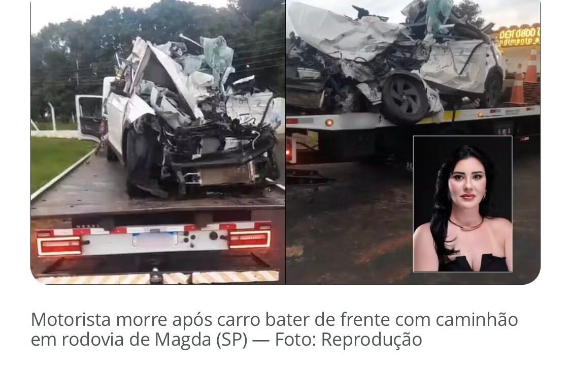 Enfermeira morre após carro bater de frente com caminhão em rodovia do interior de SP