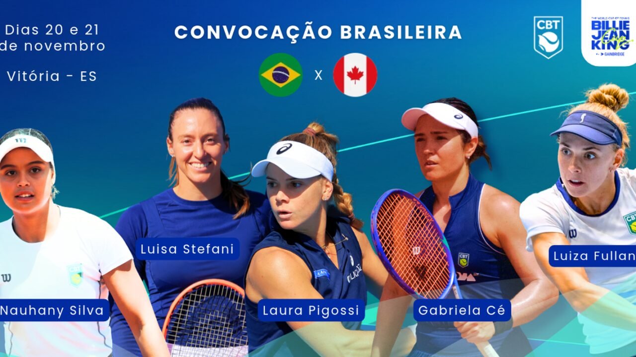 Seleção feminina de tênis é convocada para Billie Jean King Cup