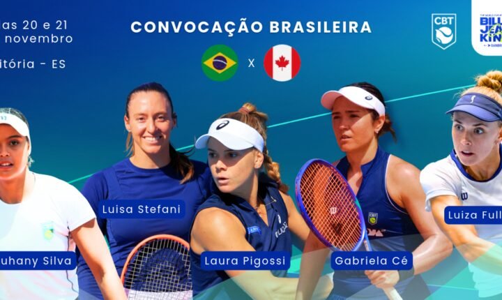 Seleção feminina de tênis é convocada para Billie Jean King Cup