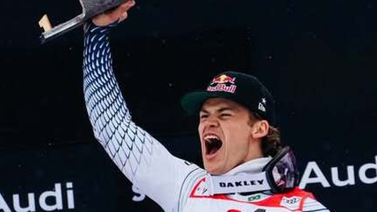 Lucas Pinheiro abre temporada com ouro em slalom gigante na Áustria