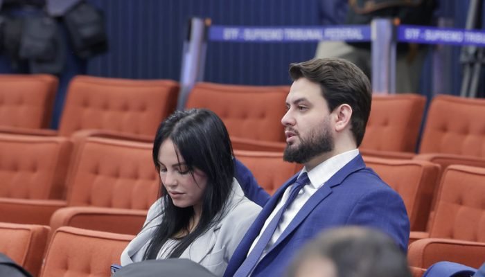 Réu no núcleo 2, Filipe Martins foi condenado a 21 anos de prisão. (Foto: Rosinei Coutinho/STF)