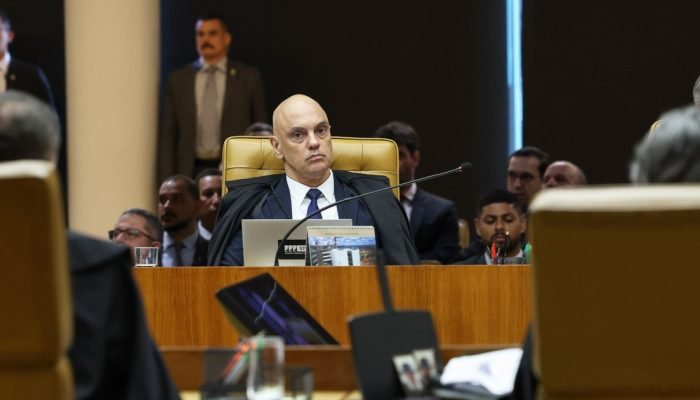 Alexandre de Moraes durante julgamento em 15 de setembro de 2026 Rosinei Coutinho/STF