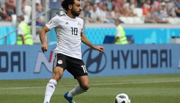 Mohamed Salah na despedida do Egito da Copa do Mundo da Rússia EFE