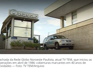 Afiliada Rede Globo no noroeste paulista completa 40 anos de história  G1