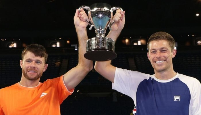Neal Skupski e Christian Harrison conquistaram o título nas duplas masculinas do Australian Open...