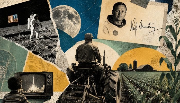 Neil Armstrong decidiu se dedicar à agricultura após encerrar sua vida de astronauta. (Foto: Im...