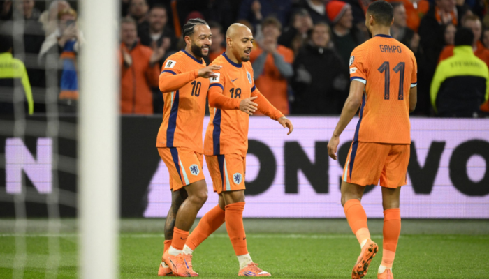 Seleção da Holanda JOHN THYS / AFP