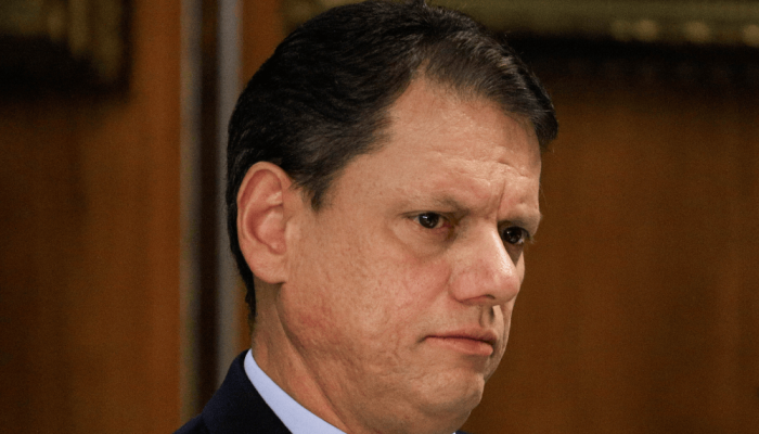 Governador de São Paulo, Tarcísio de Freitas (Republicanos) ALOISIO MAURICIO/FOTOARENA/ESTADÃO...