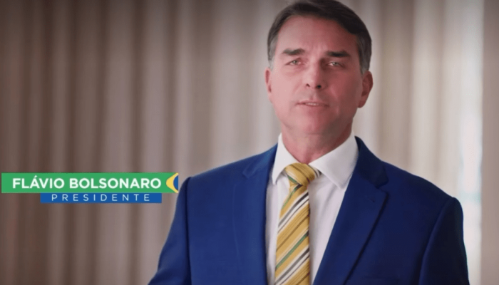 Candidato à Presidência Flávio Bolsonaro (PL) Reprodução / Redes Sociais