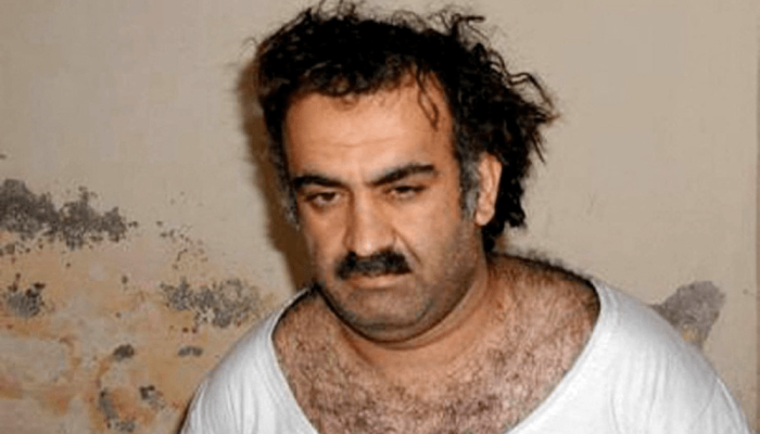 Khalid Sheikh Mohammed, suposto mentor dos ataques de 11/9 HANDOUT / US GOVERNMENT / AFP
