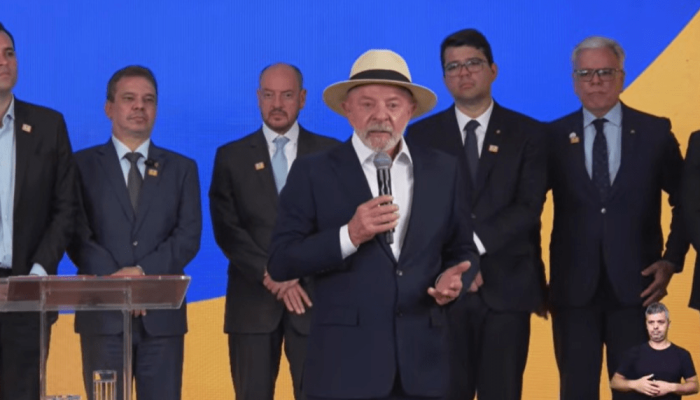 Presidente Lula (PT) durante evento nesta sexta-feira (18), no Rio de Janeiro Reprodução / Youtube
