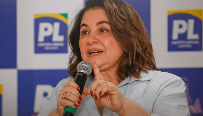Candidata ao governo do Amazonas Maria do Carmo Seffair (PL) Divulgação / Cenarium