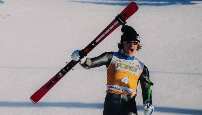 Lucas Pinheiro Braathen é esperança de medalha para o Brasil no esqui alpino  • Reprodução...