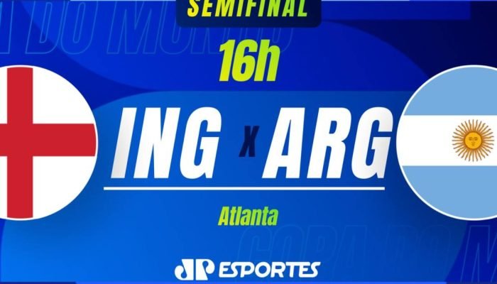 Inglaterra x Argentina se enfrentam pela semifinal da Copa do Mundo Arte: Jovem Pan