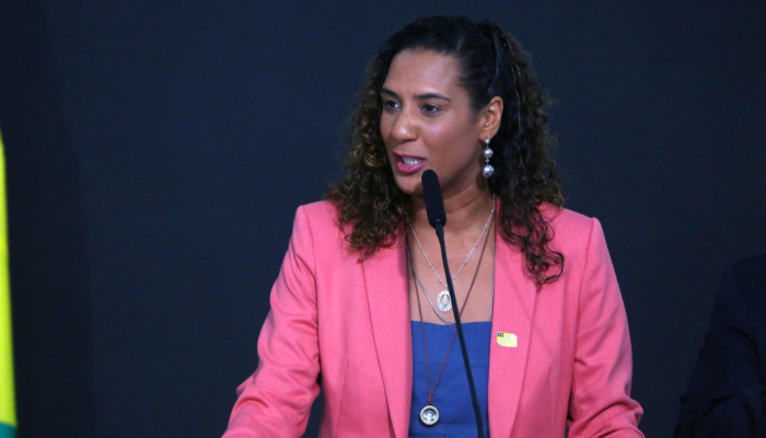Anielle Franco, ministra da Igualdade Racial e irmã da vereadora Marielle Franco, assassinada em...