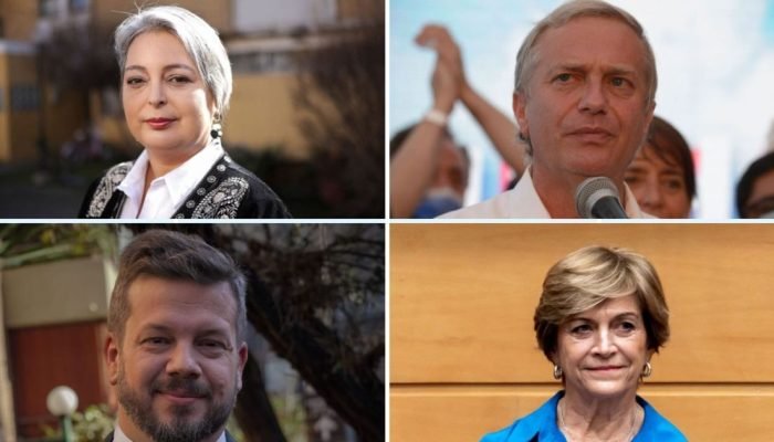 Principais candidatos à Presidência do Chile, Jeannette Jara, José Antonio Kast, Johannes Kais...