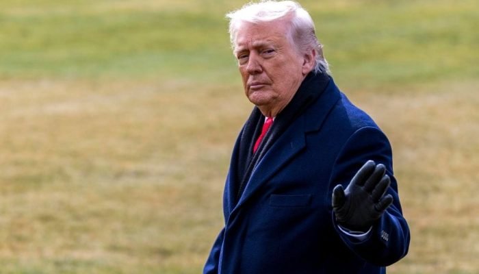 Presidente dos EUA, Donald J. Trump, responde a perguntas da imprensa