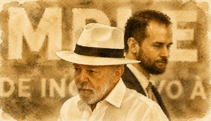 O presidente Lula e o ministro da Fazenda, Dario Durigan. (Foto: ChatGPT sobre foto de André Bor...