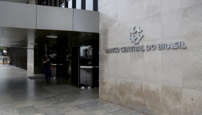 DF - BC/COPOM/JUROS/REUNIÃO - ECONOMIA - Fachada do edifício-sede do Banco Central em Brasília...