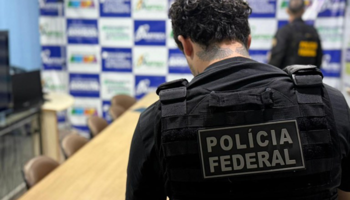 Polícia Federal durante operação