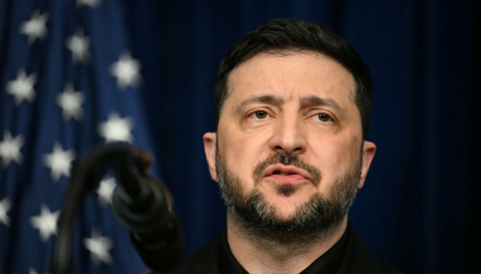 Foto de arquivo mostra o presidente ucraniano Volodymyr Zelensky