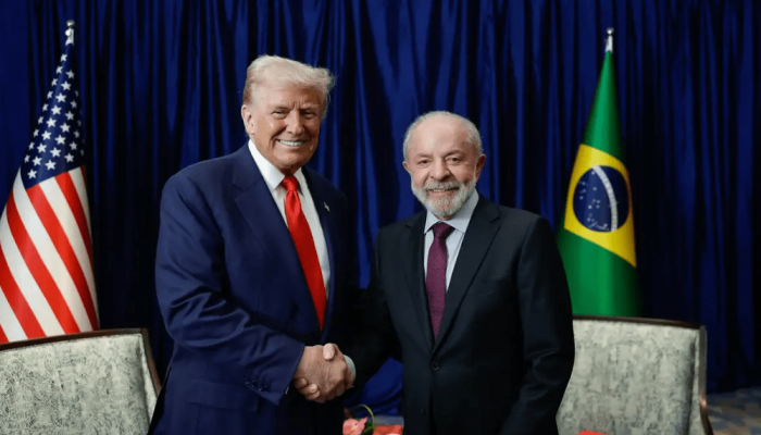 Lula e Donald Trump Ricardo Stuckert / PR