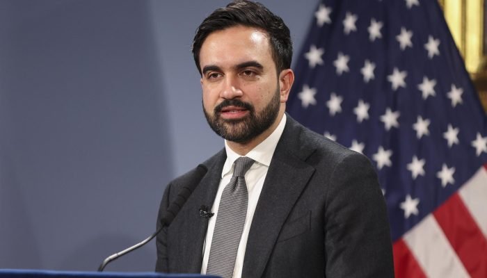 O prefeito de Nova York, Zohran Mamdani, da ala socialista do Partido Democrata. (Foto: SARAH YEN...