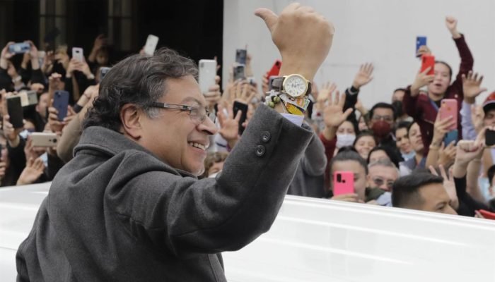 O esquerdista Gustavo Petro, presidente da Colômbia (Foto: Carlos Ortega/EFE)
