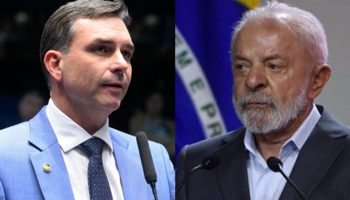 Flávio Bolsonaro aparece numericamente à frente de Lula Carlos Moura/Agência Senado/Ueslei Mar...
