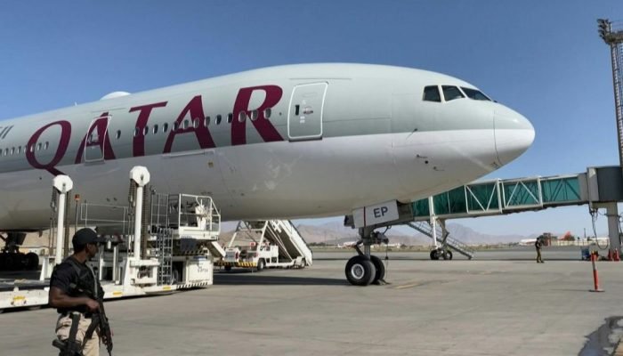 Avião da Qatar Airways