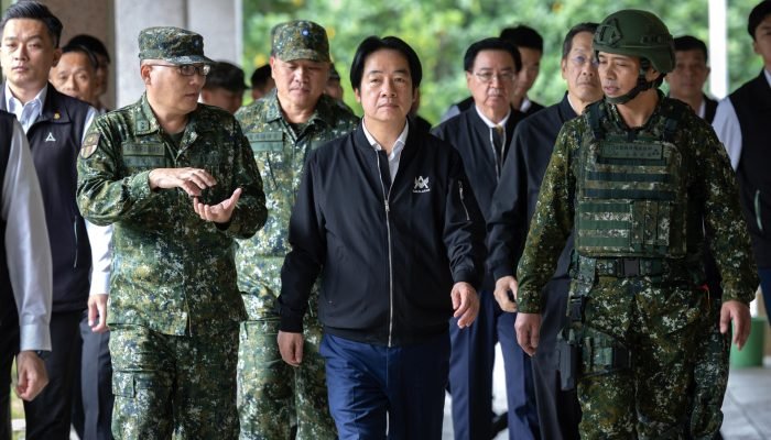 O presidente de Taiwan, William Lai. (Foto: Wang Yu Ching/EFE/Gabinete da Presidência de Taiwan)