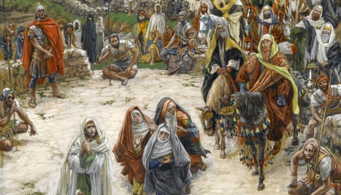Detalhe de “O que Nosso Senhor viu da cruz”, de James Tissot. (Foto: Wikimedia Commons/Domín...